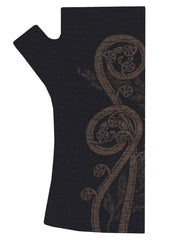 Fern Koru Merino Wool Gloves